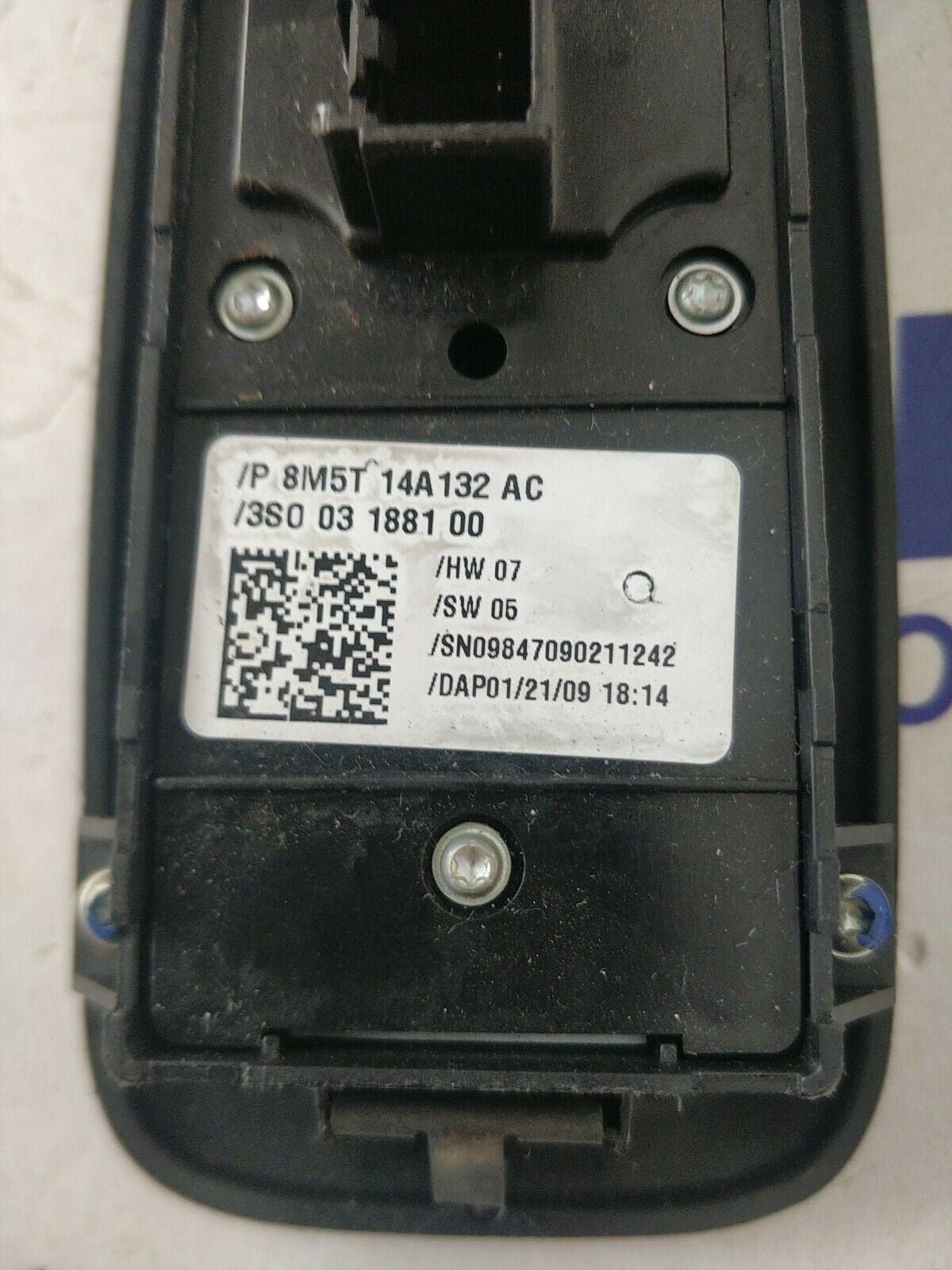 Pulsantiera Alzacristalli Anteriore Sinistro FORD Kuga ( Cbv )  8M5T14A132AC - BIBA-RICAMBI