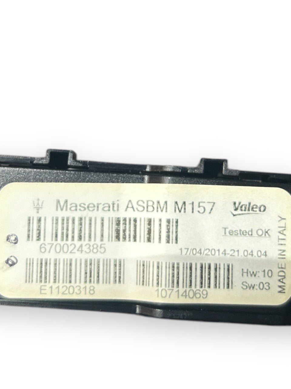 Pulsantiera Console Centrale Maserati Ghibli (2013 > ) cod.670024385