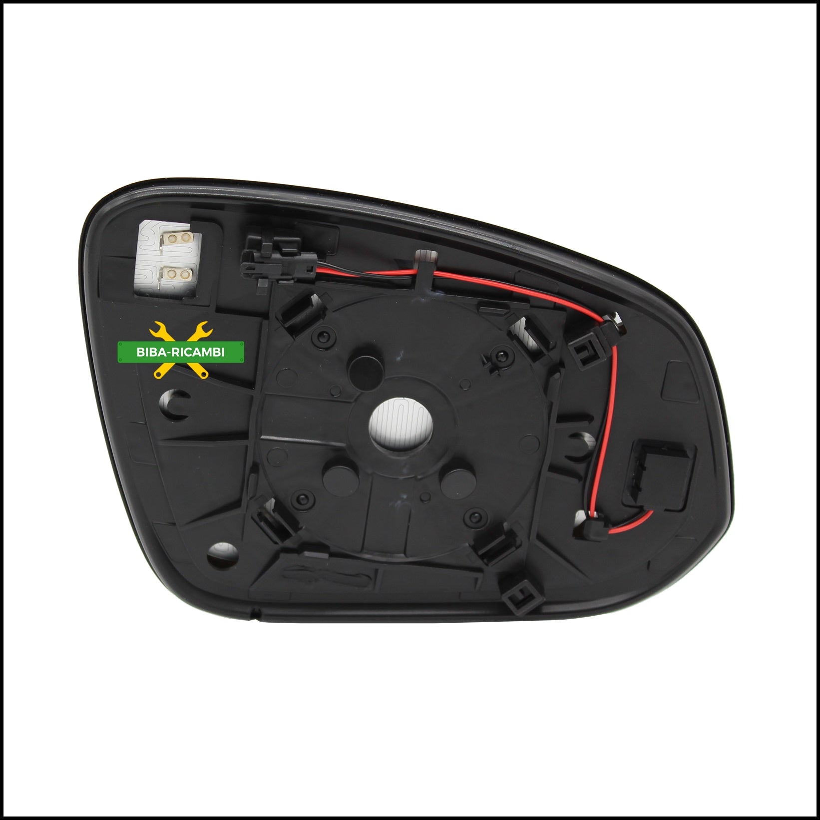 Piastra Specchio Retrovisore Termico Lato Sx-Guidatore Per Toyota Rav 4 V (A5, H5) dal 2018> (con blind spot) BIBA-RICAMBI