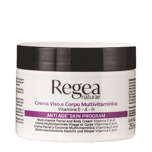 REGEA CREMA VISO E CORPO MULTIVITAMINICA ANTI-AGE 250 ML - BIBA-RICAMBI