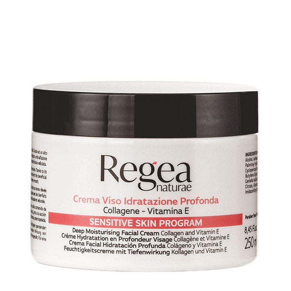 REGEA CREMA VISO IDRATAZIONE PROFONDA SENSITIVE SKIN 250 ML - BIBA-RICAMBI