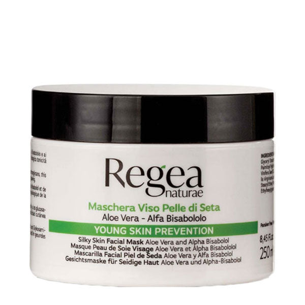 REGEA MASCHERA VISO PELLE DI SETA ALOE VERA YOUNG SKIN 250 ML - BIBA-RICAMBI