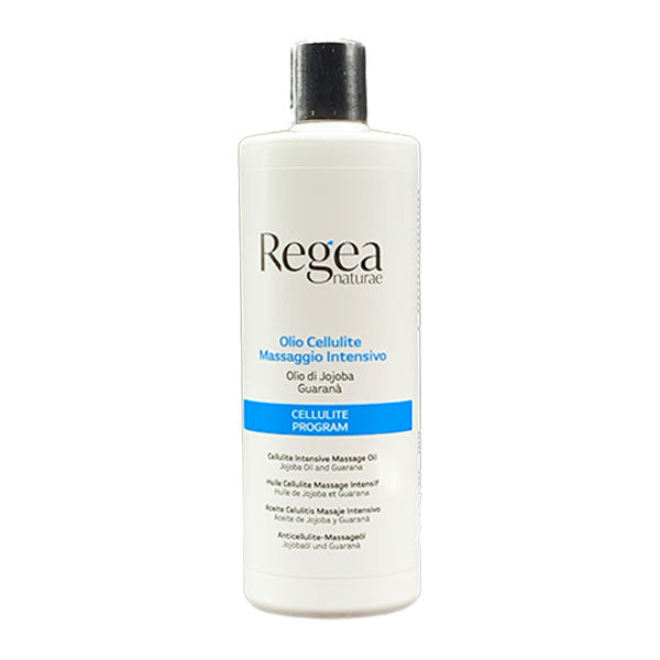 REGEA OLIO CELLULITE MASSAGGIO INTENSIVO JOJOBA E GUARANa 500 ML - BIBA-RICAMBI