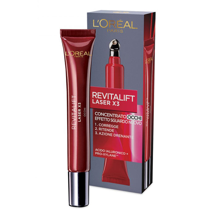 L'OREAL REVITALIFT LASER X3 CONCENTRATO OCCHI 15 ML - BIBA-RICAMBI