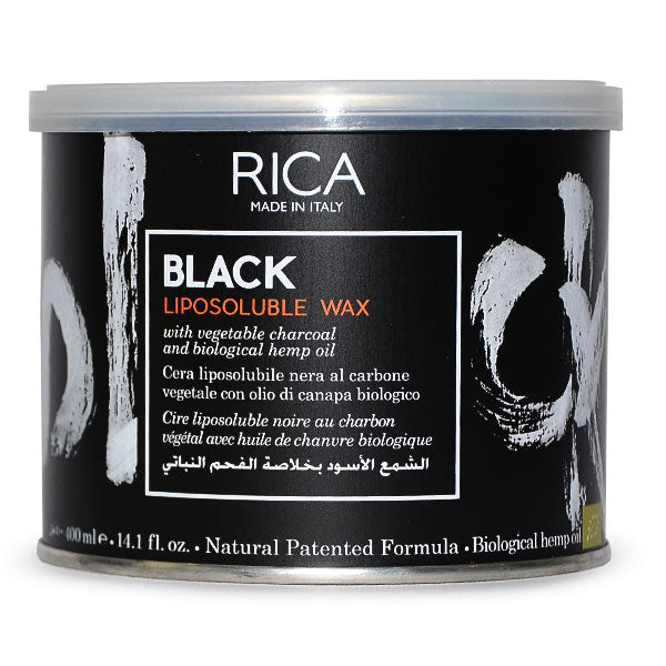 RICA CERETTA LIPOSOLUBILE BLACK WAX 400 ML - BIBA-RICAMBI