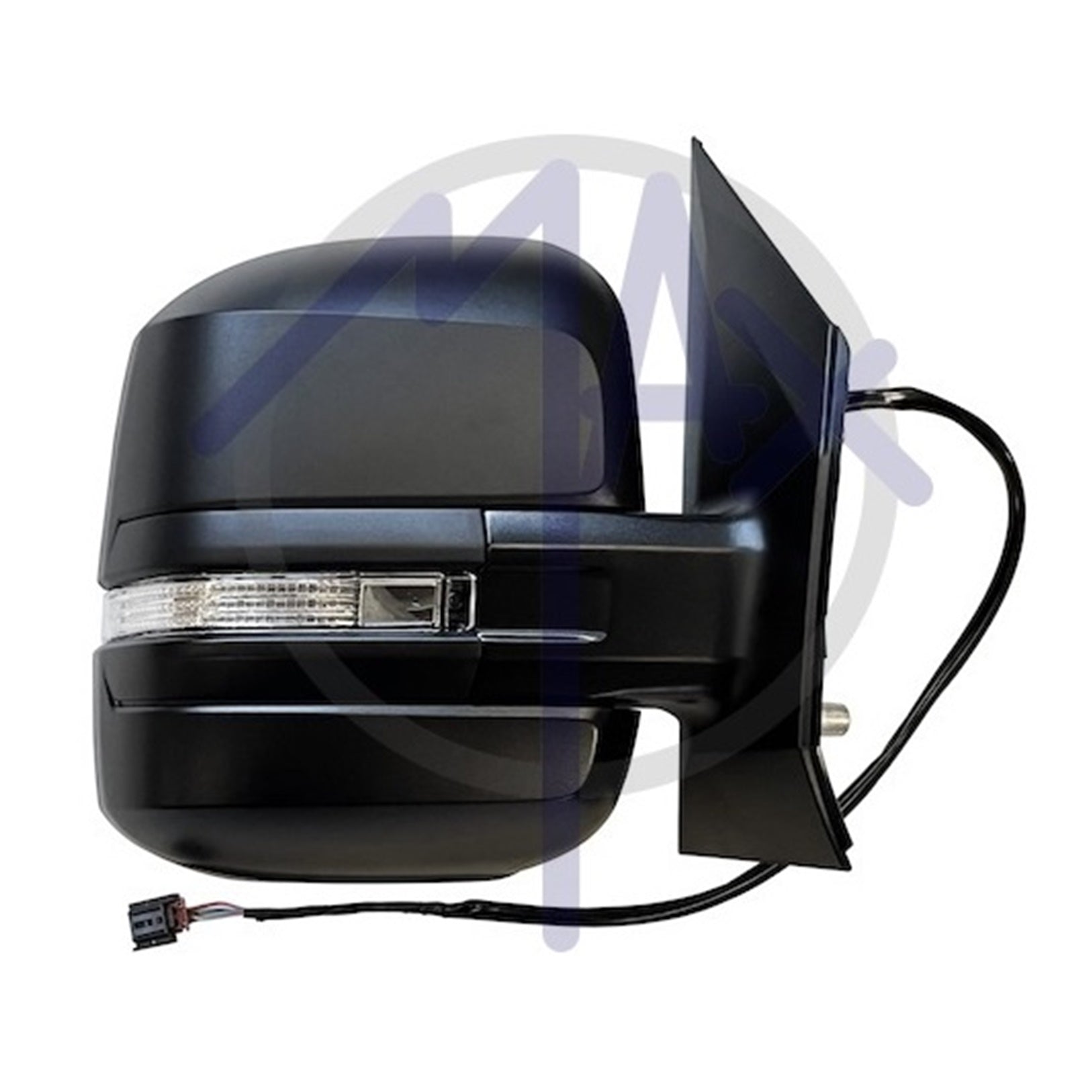 U. Retrovisore Elettrico Nero Termico Lato DX-Passeggero (con 6 pin) BIBA-RICAMBI