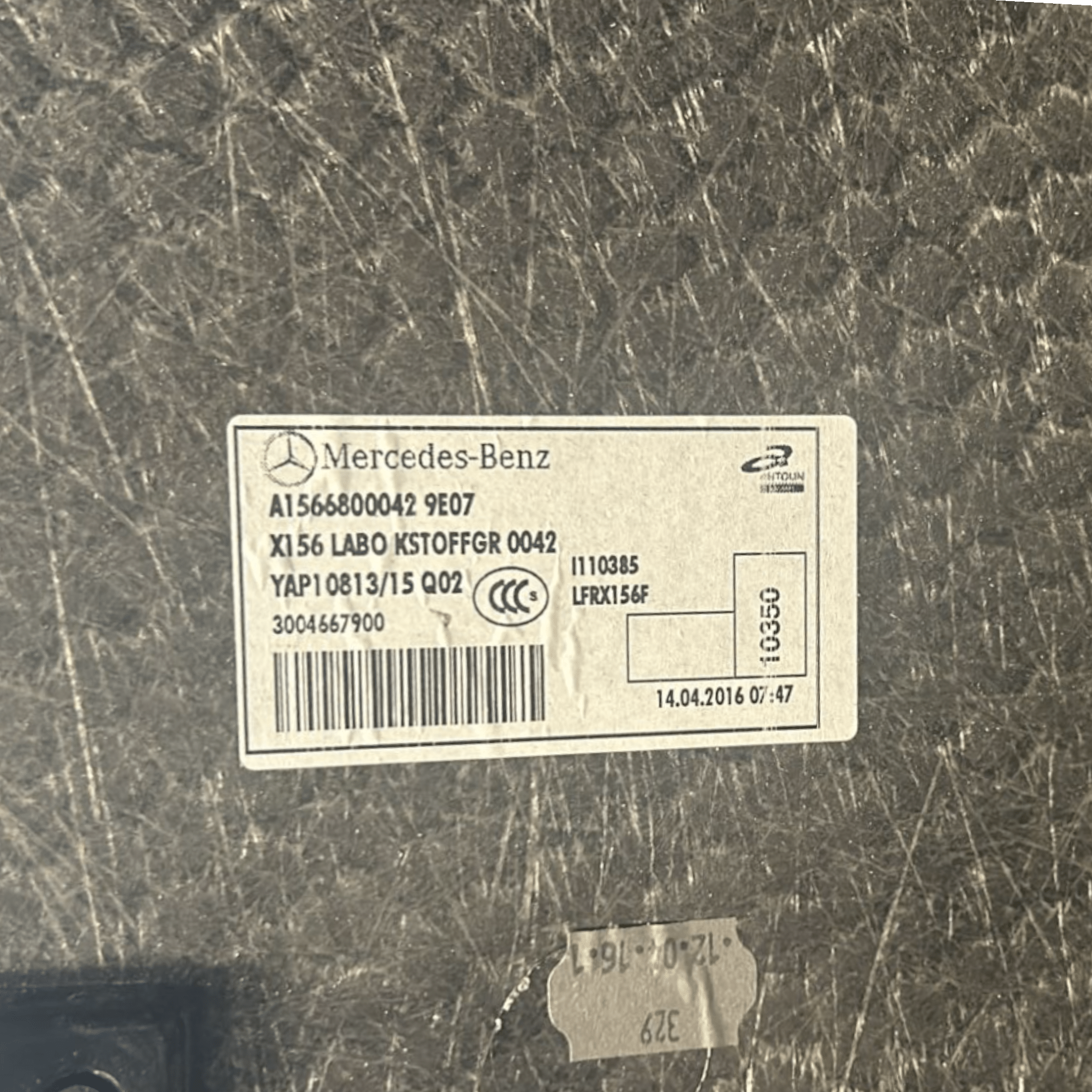 Ripiano / Tappeto Bagagliaio Mercedes Benz GLA (X156) cod.A1566800042 (2013 > 2019)