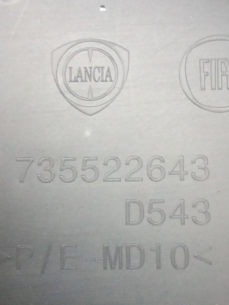 Rivestimento Battitacco posteriore destro (dx) Fiat 500L cod: 735522643