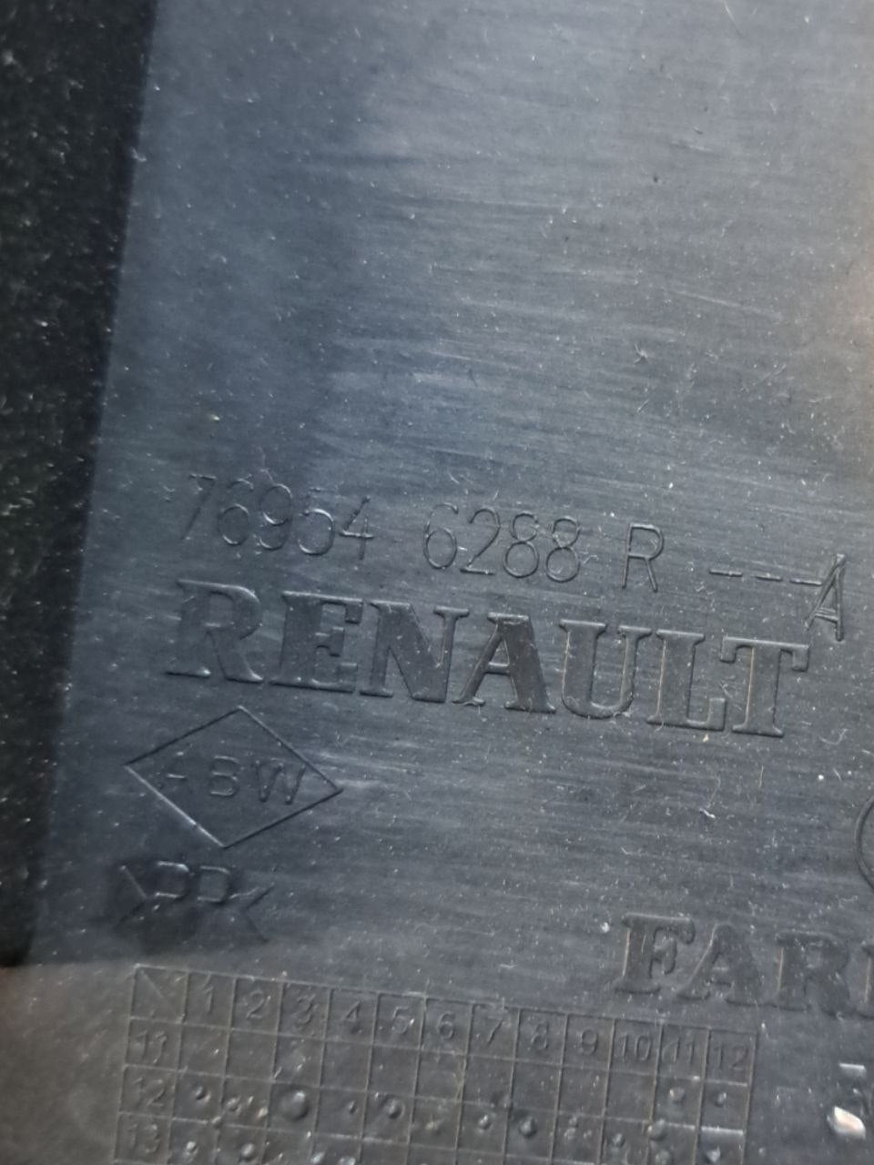 Rivestimento Battitacco posteriore sinistro (sx) Renault Clio IV (2012-2019) COD:769546288R