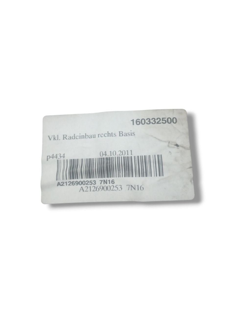 Rivestimento laterale Bagagliaio Mercedes W212 (2010) cod: A2126900253