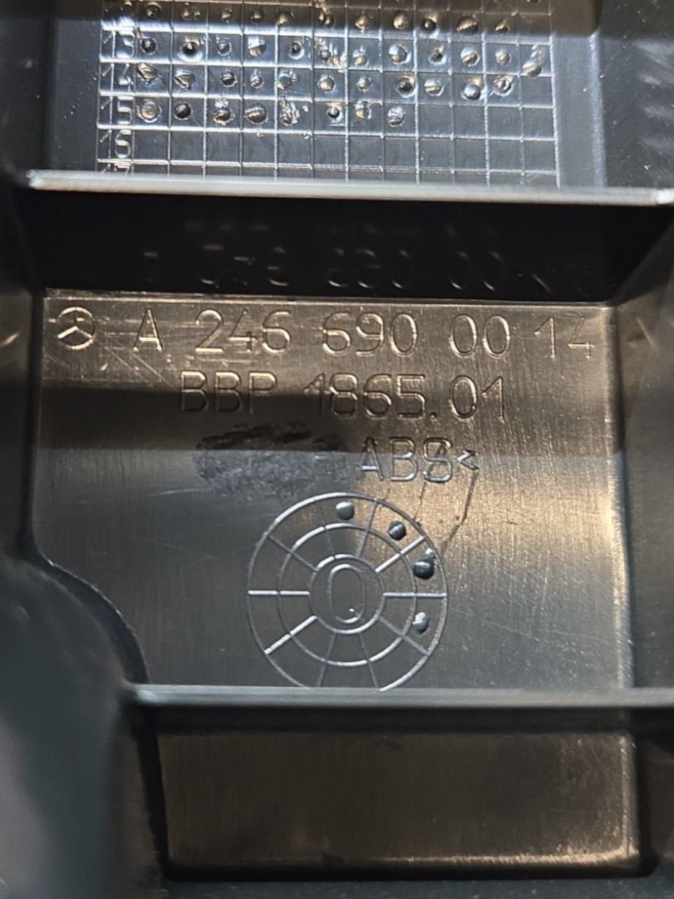 Rivestimento / Modanatura Interna Bagagliaio Mercedes-Benz Classe B w246 ( 2012 - 2018 ) Cod : A2466900014
