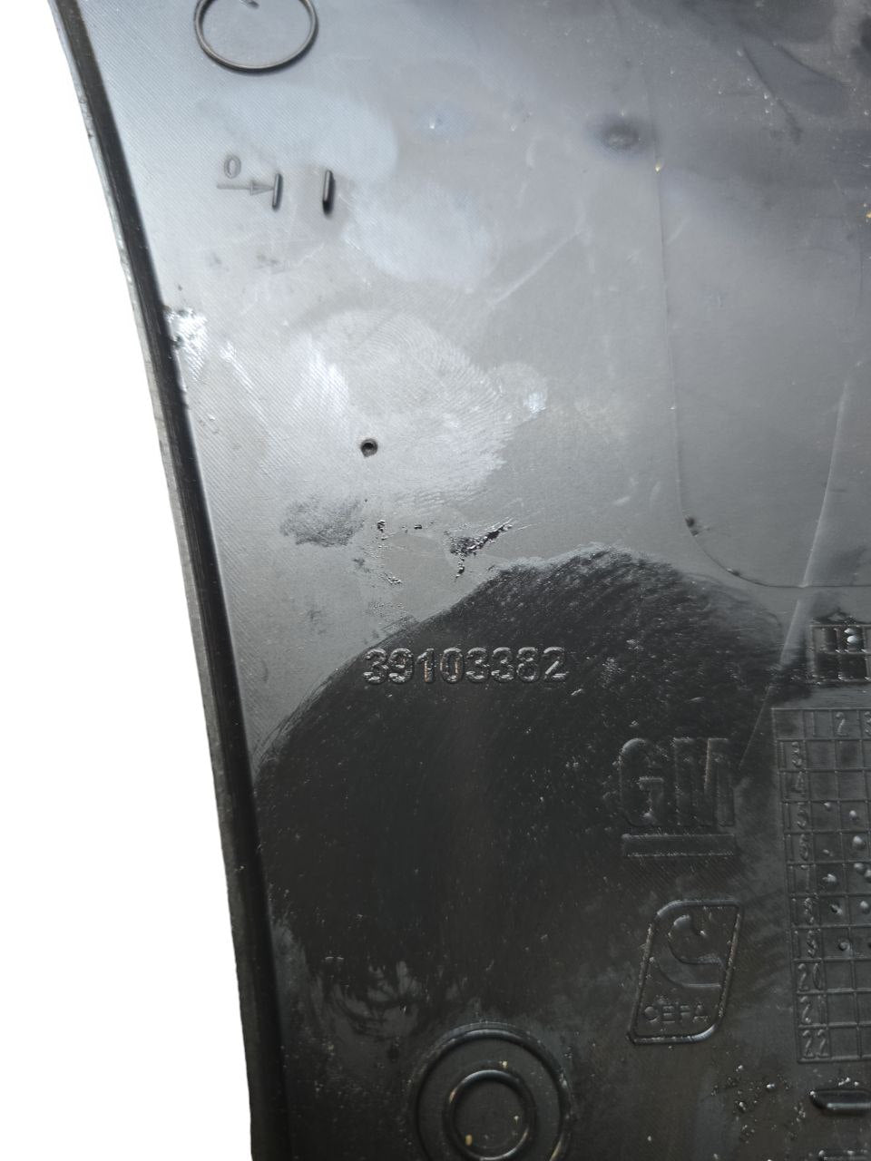 Rivestimento / Modanatura Interna Tunnel Centrale Opel Corsa E ( 2014 - 2019 ) Cod : 39103382