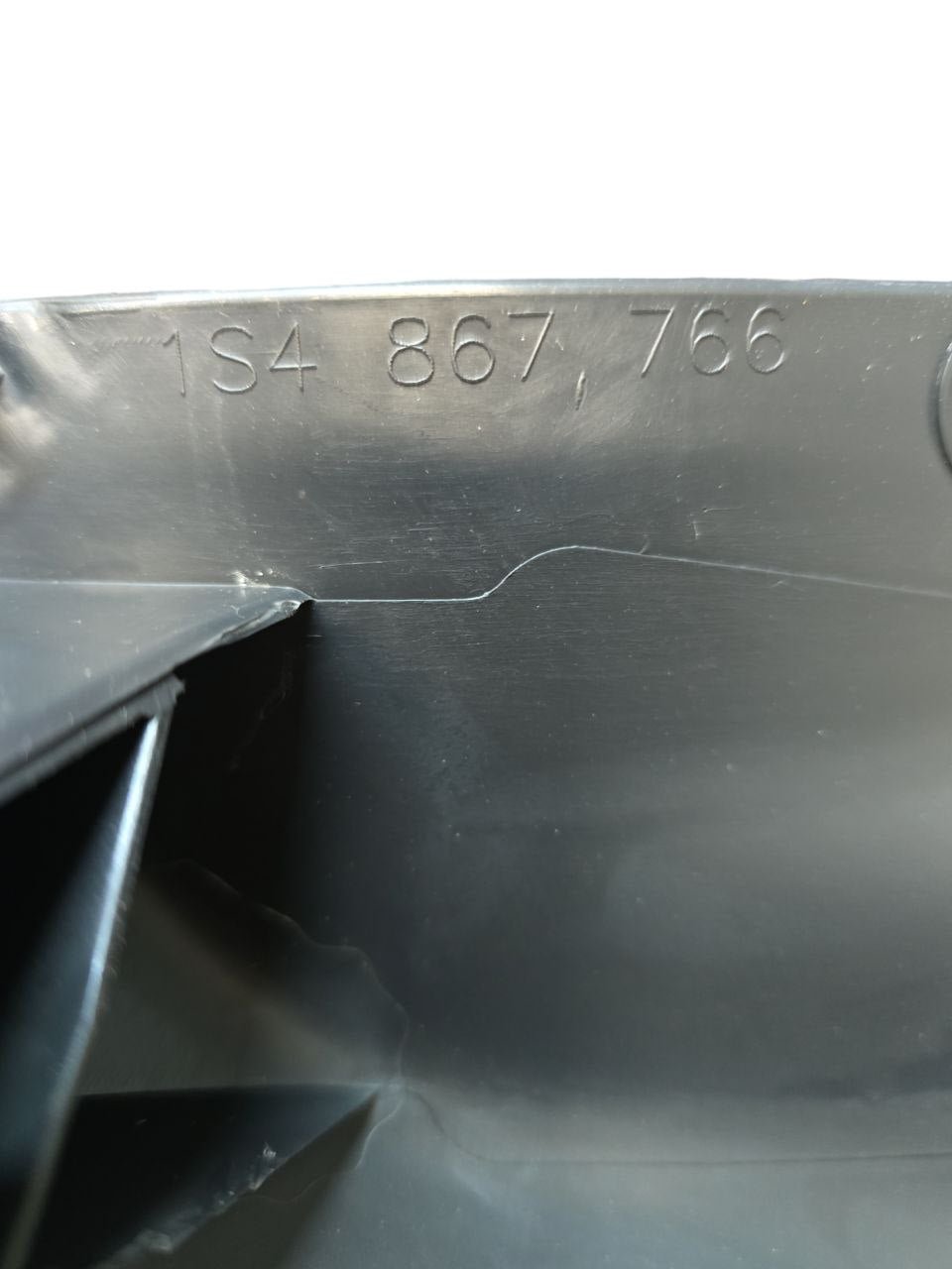 Rivestimento / Modanatura Montante Posteriore Superiore Destro Volkswagen Up ( 2012 > ) Cod : 1S4867766