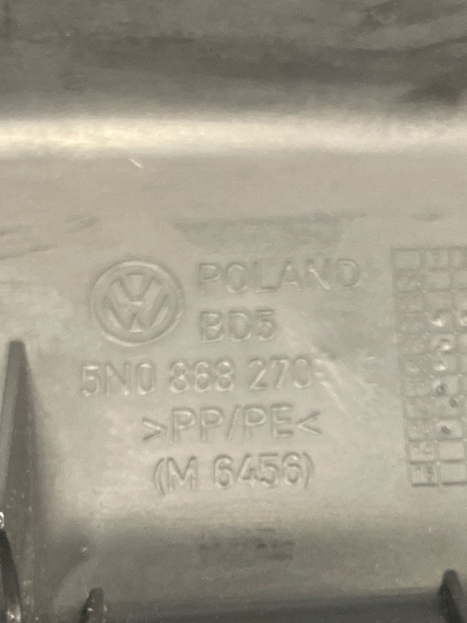 rivestimento montante posteriore destro c volkswagen tigua N5 cod:5N0868270 (2016-2024)
