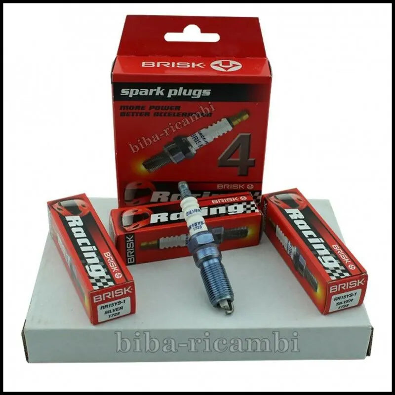 Kit 4 Candele Specifiche Gpl | Metano Adattabile Ford C-Max II (DXA) dal 2010> BIBA-RICAMBI