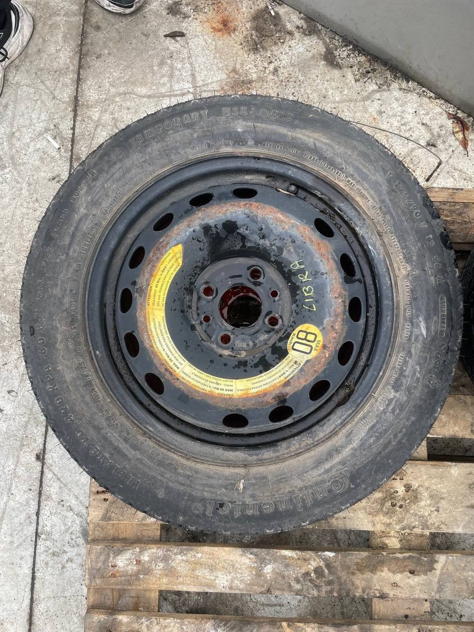 Ruotino di scorta Lancia Lybra 125/90 r15