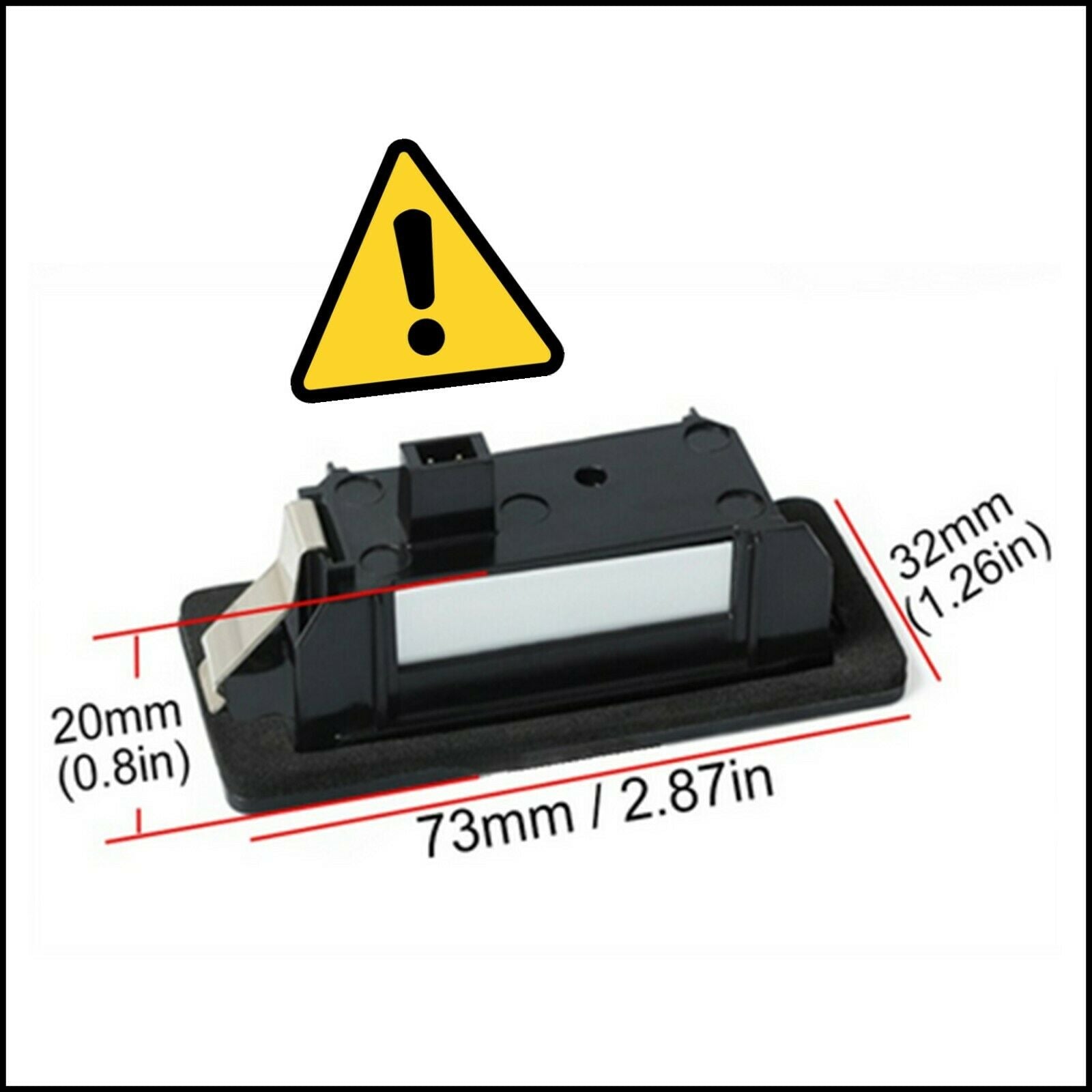 Lampadine Placchette Luci Targa Led Specifiche Adattabile VW Tiguan I dal 2007> BIBA-RICAMBI
