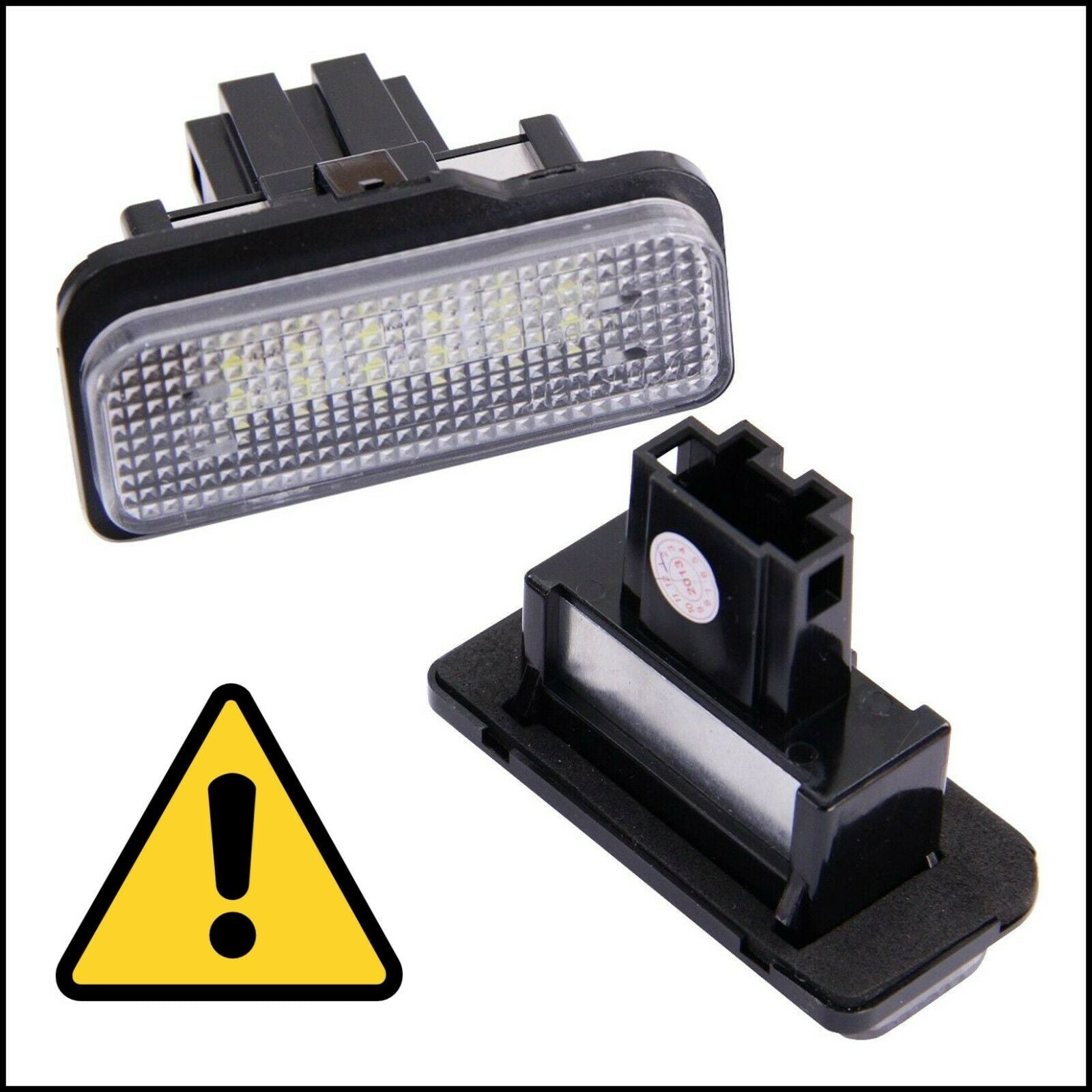 Lampadine Placchette Luci Targa Led Specifiche Adattabile Mercedes-Benz Classe C (W203) dal 2001-2007 BIBA-RICAMBI