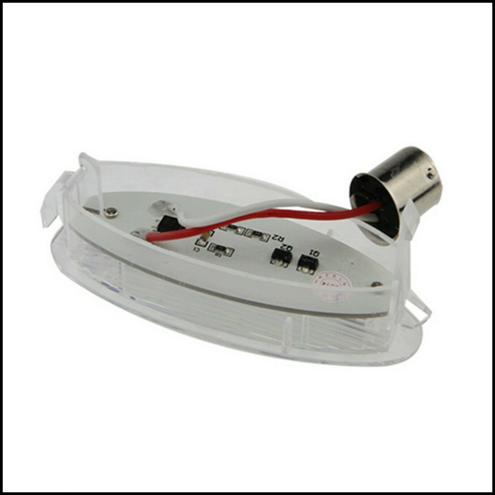 Lampadina Placchetta Luce Targa Led Specifica [solo versione ovale] Adattabile Opel Astra G dal 2000-2005 BIBA-RICAMBI