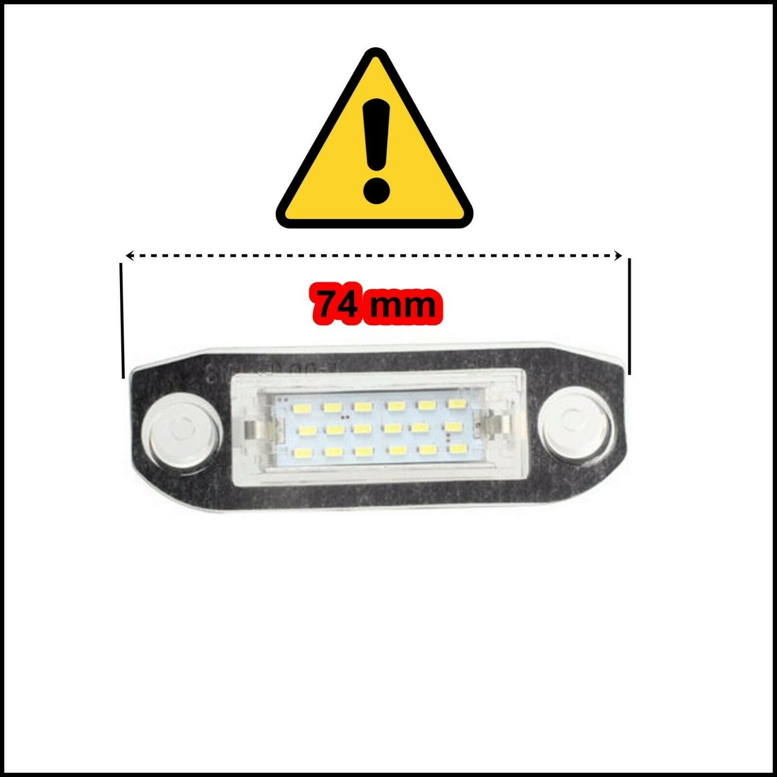 Lampadine Placchette Luci Targa Led Specifiche Per Volvo XC90 I dal 2002-2015 BIBA-RICAMBI