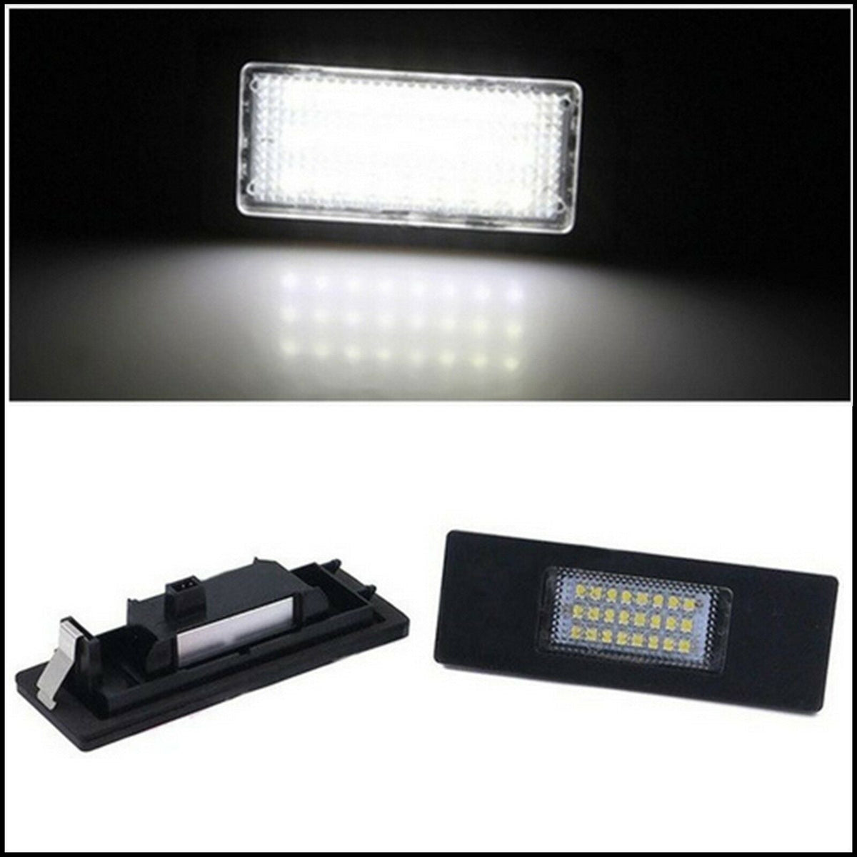 Lampadine Placchette Luci Targa Led Specifiche Adattabile BMW Z4 (E86) Coupé dal 2006-2009 BIBA-RICAMBI