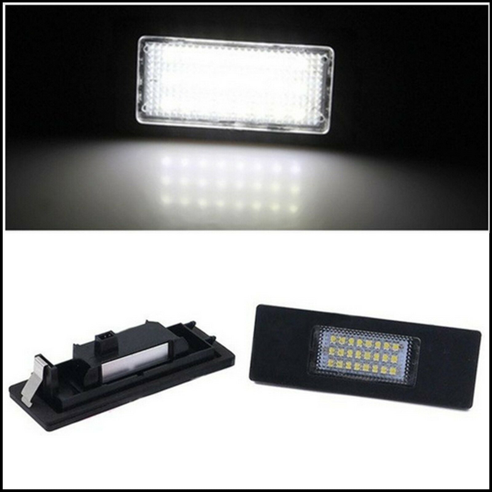 Lampadine Placchette Luci Targa Led Specifiche Adattabile BMW Serie 1 (F20) dal 2010&gt; BIBA-RICAMBI
