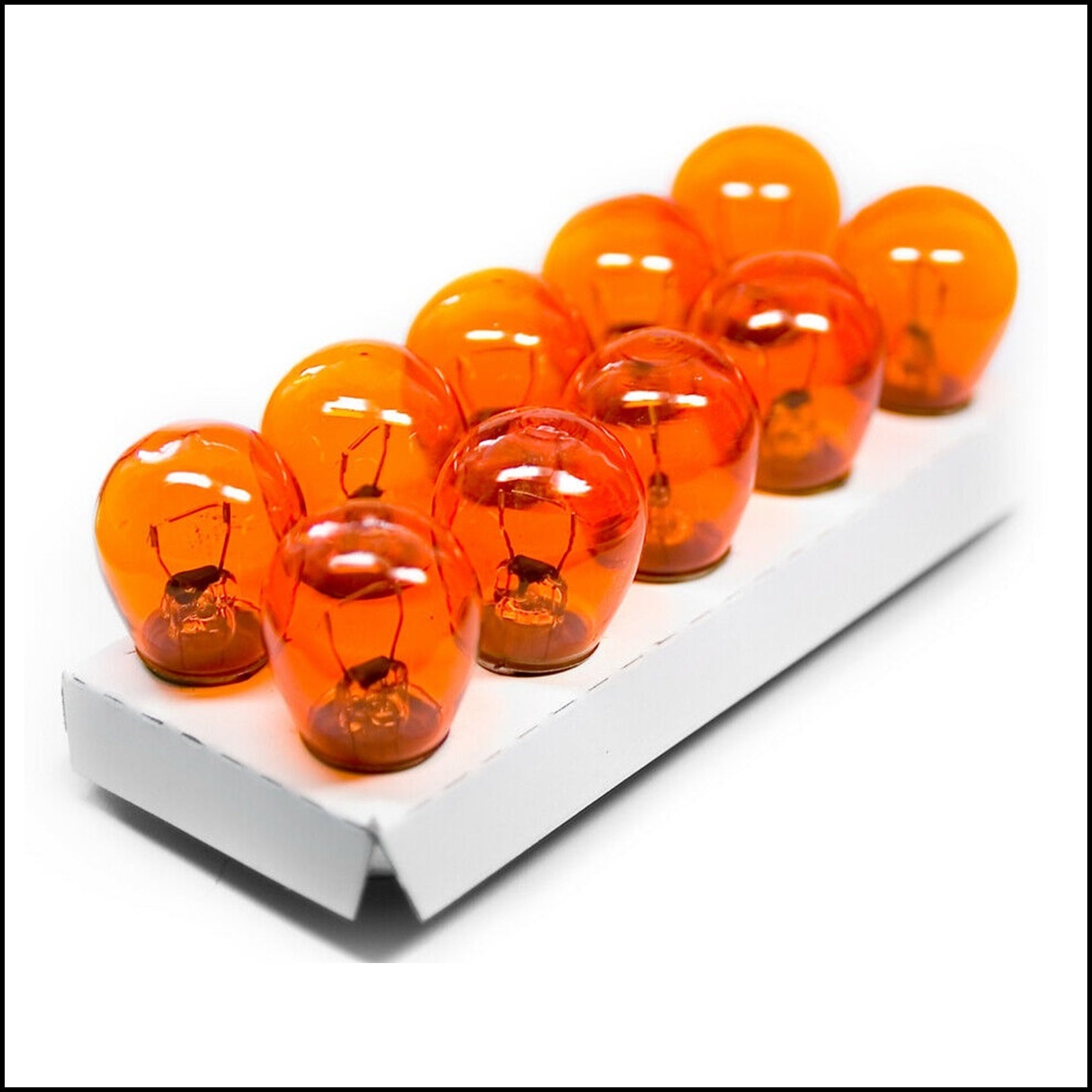 Lampadina Freccia Indicatore BAU15S S25 12v/21w Amber (10 pzz) BIBA-RICAMBI