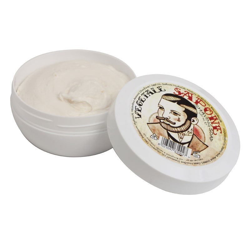 SHAVING SOAP BEARD SAPONE VEGETALE PER BARBA E BAFFI 150 ML - BIBA-RICAMBI