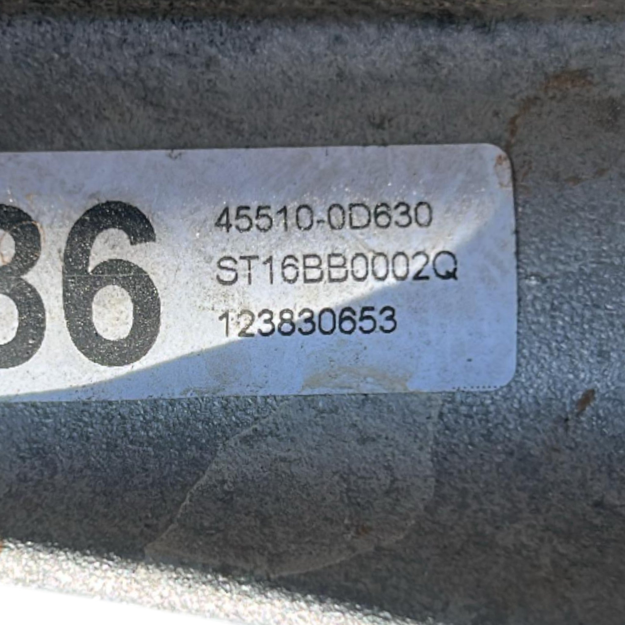 Scatola Dello Sterzo Toyota Yaris Cross cod.45510-0D630 1.5 Hybrid (2020 > ) Scatola Guida