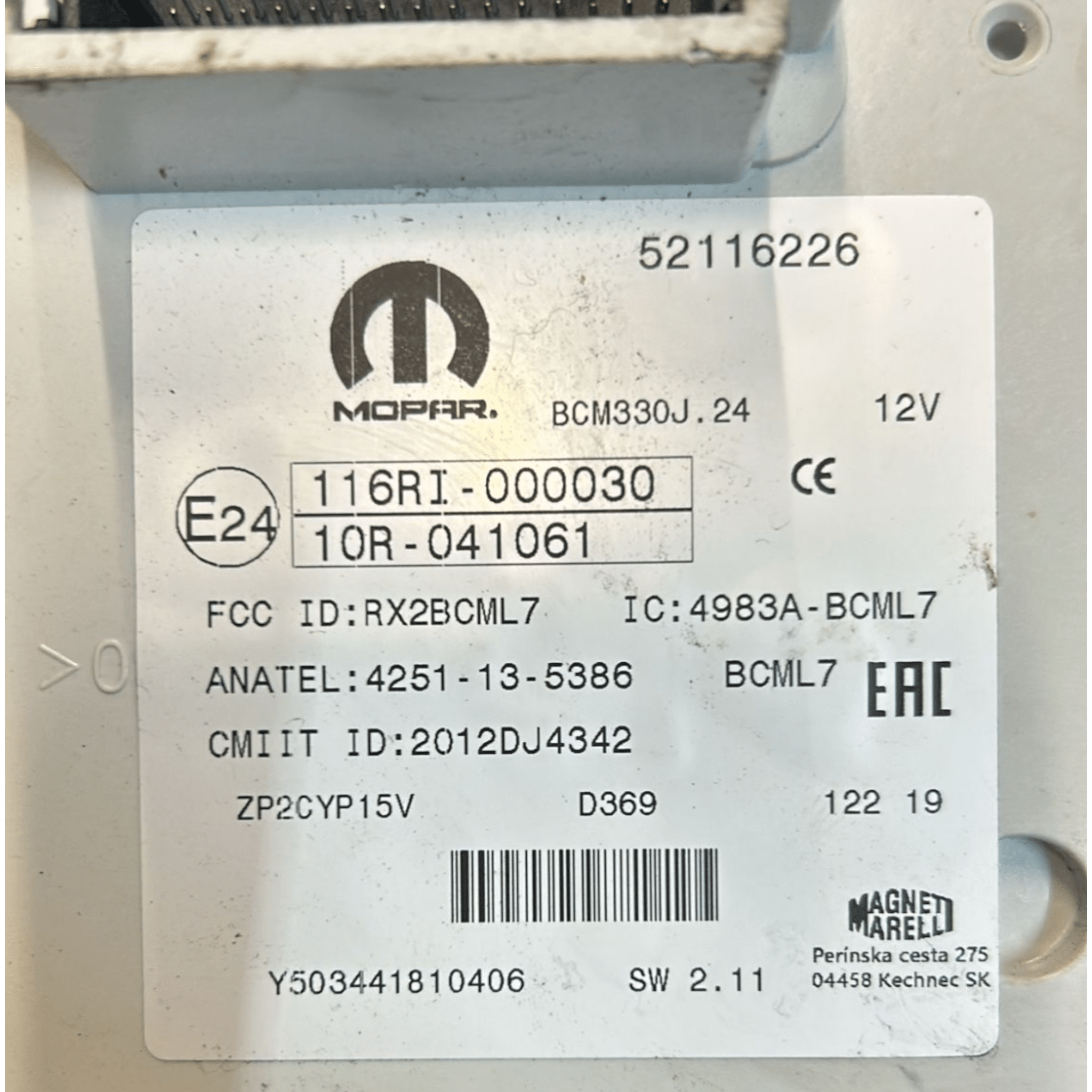 Scatola Fusibili Fiat 500L 1.4 Benzina (2012 > 2022) cod:4251-13-5386