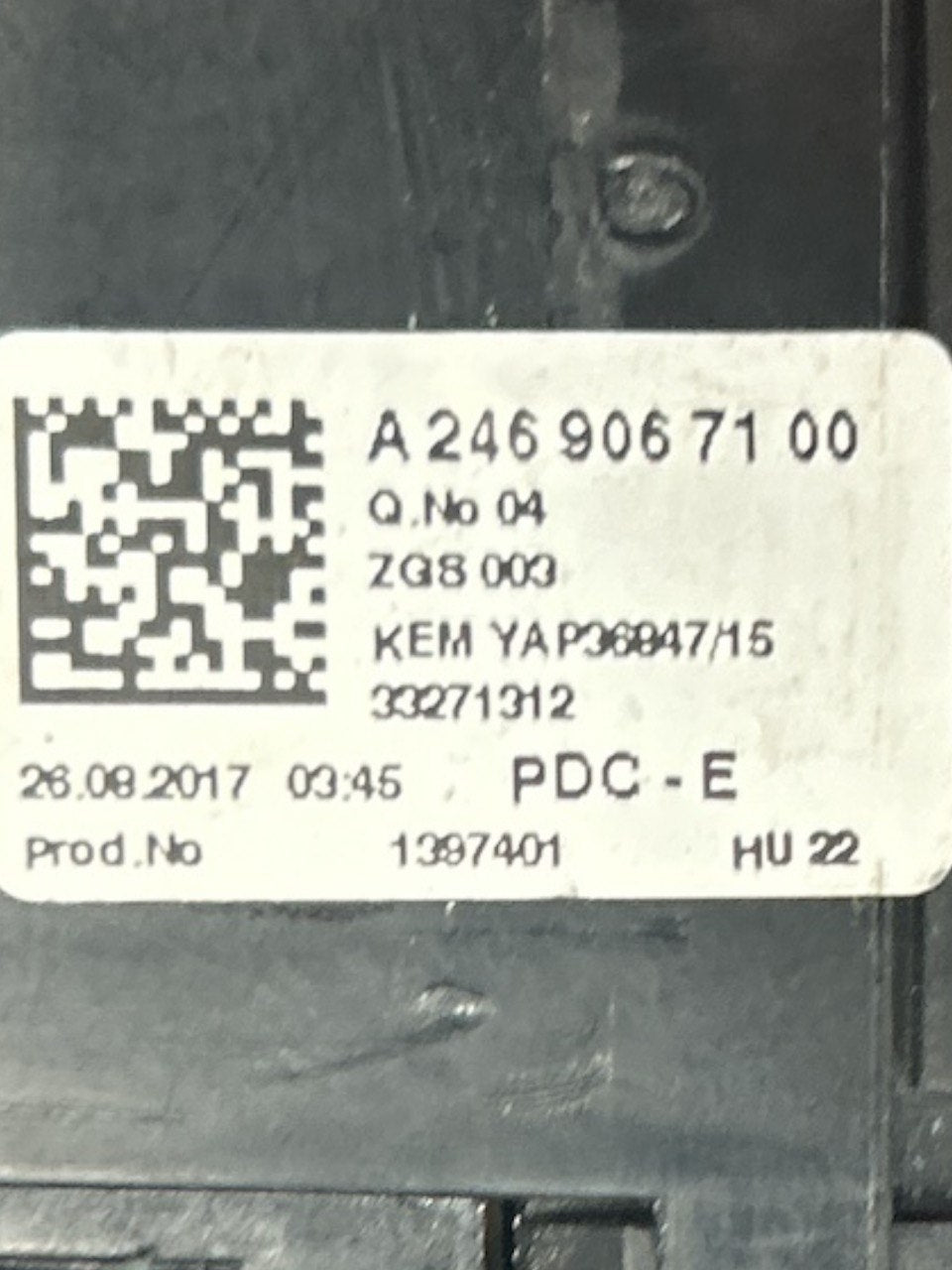 Scatola Fusibili Mercedes Benz Classe A (W176) 2.0 Diesel (2012 > 2018) cod.A2469067100
