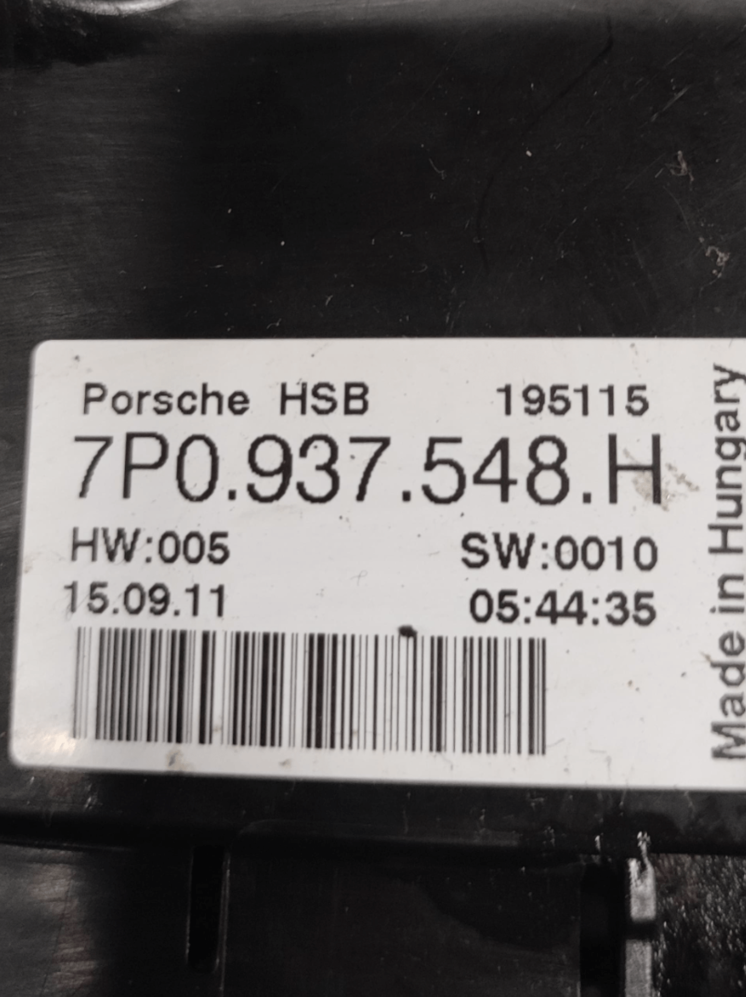Scatola Fusibili Porsche Cayenne 3.0 Diesel COD: 7P0937548H (2017>)