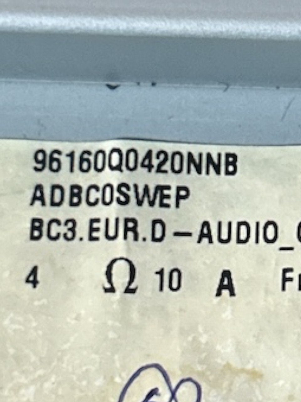 Schermo / Display / Autoradio Hyundai Bayon (2021 > ) cod.96160Q0420