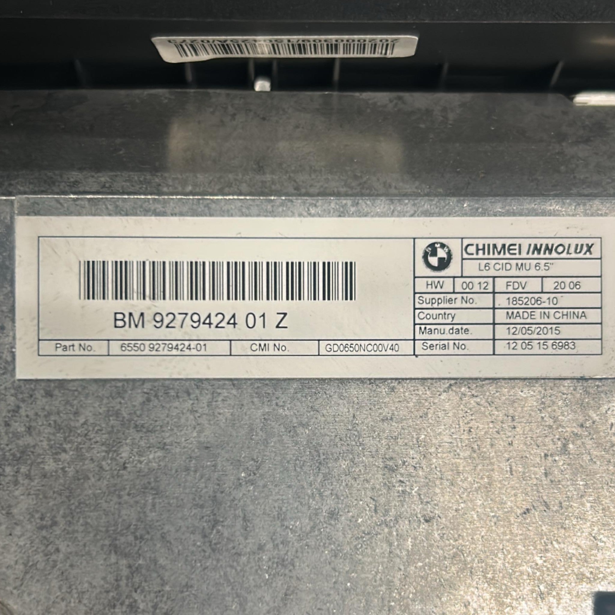 Schermo / Display Mini Cooper (F56) cod.9279424 (2014 > ) cod.9279424-04