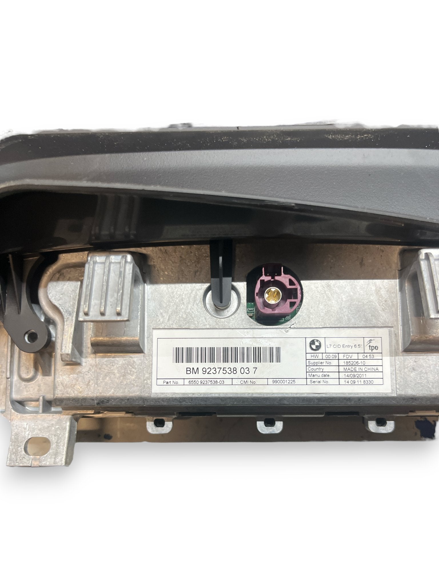 Schermo Display Multifunzione Autoradio Navigatore BMW Serie 1 ( F20 - 2011 ) cod : 9237538037