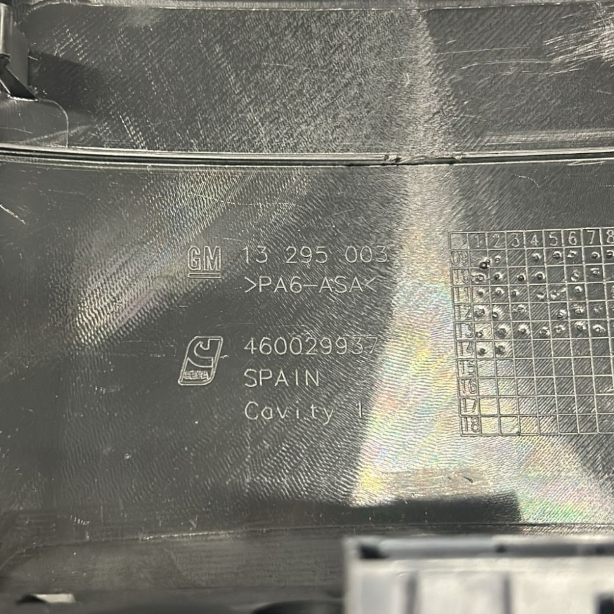 Schermo / Display Opel Corsa D cod.13295003 (2006 > 2014)  cod.565412769 cod.460029937 Quadro Strumenti / Orologio