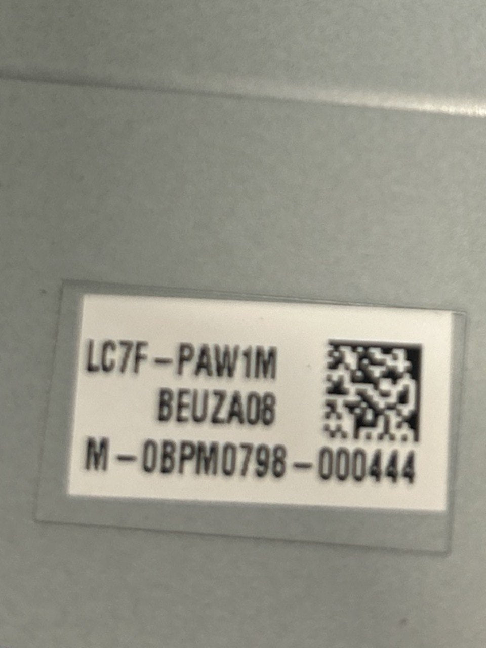 Schermo / Display Opel Corsa E (2015 > 2019) cod.LC7F