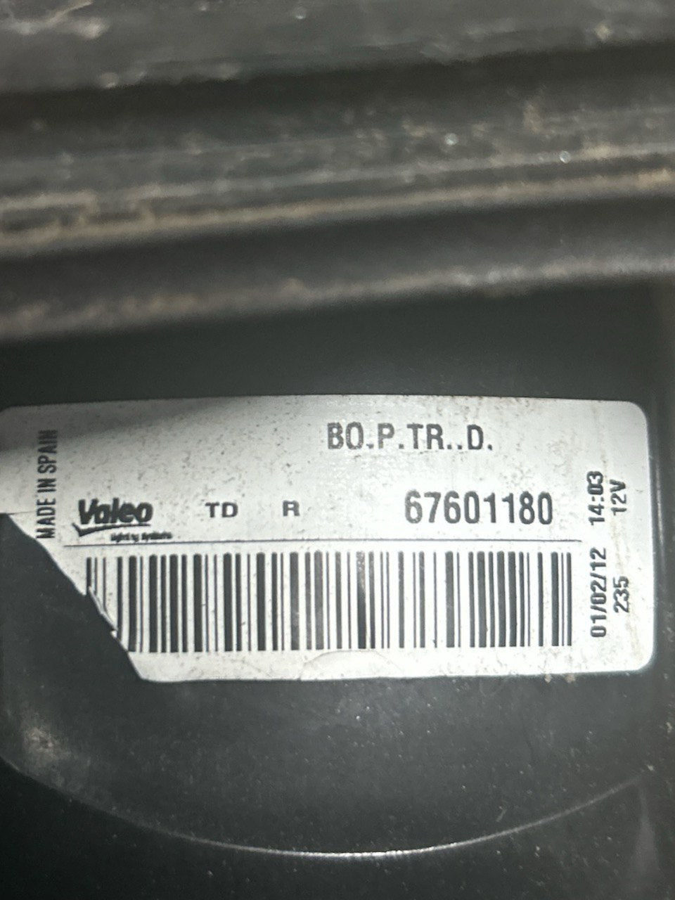 Seat Marbella (1986 > 1998) cod.67601180 Fanale / Stop Alogeno Posteriore Destro