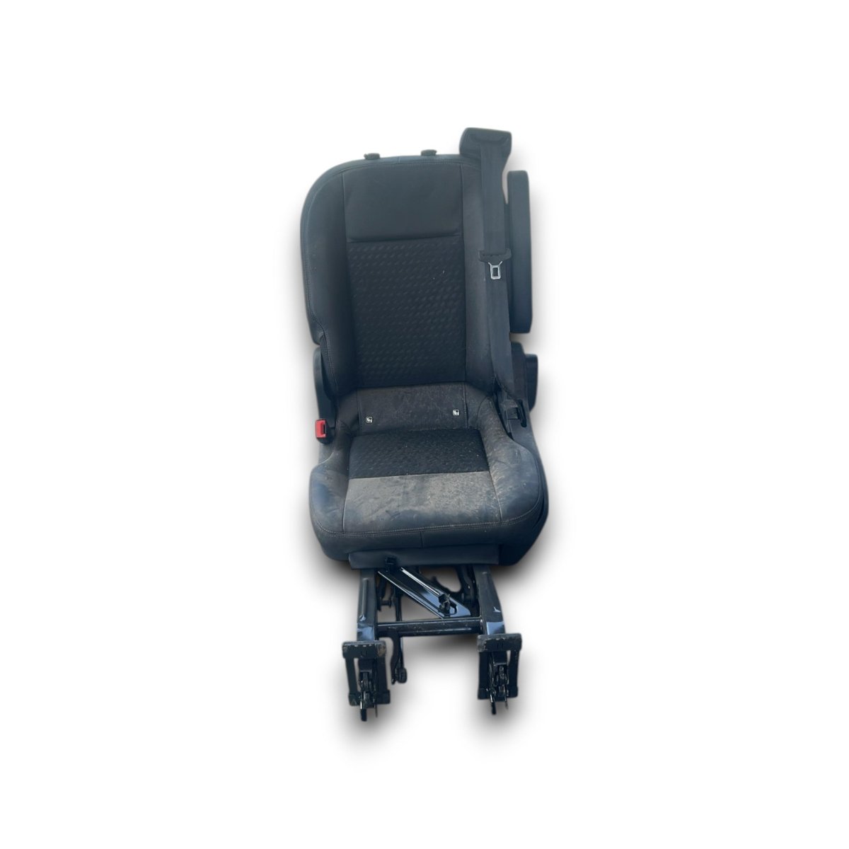 Sedile posteriore passeggero in stoffa e pelle nero Ford Tourneo Custom I (2018 > 2023) 8 posti