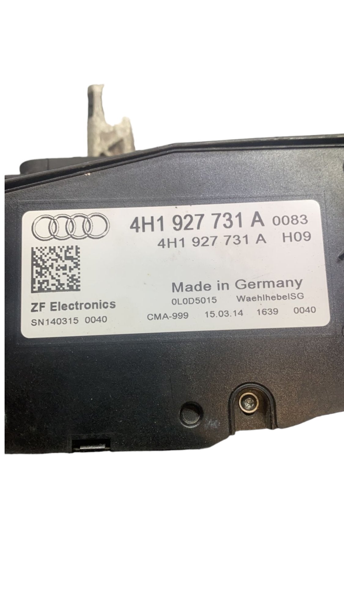 Selettore cambio automatico Audi a8 (4h - d4 - 2015) cod:4h1927731a