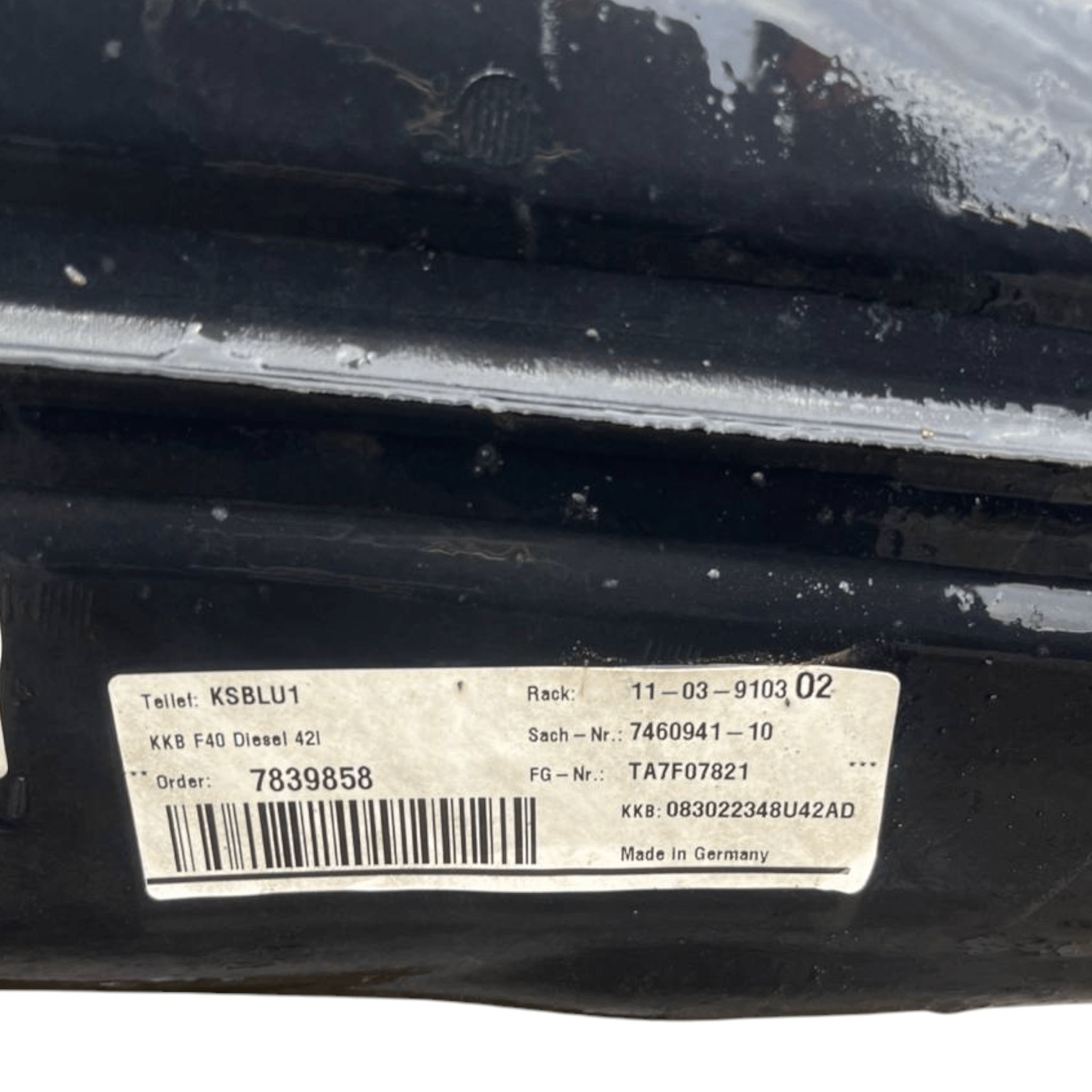 Serbatoio Carburante Bmw serie 1 F40 2.0 diesel (2019-2024) cod.7839858 / 7460941-10