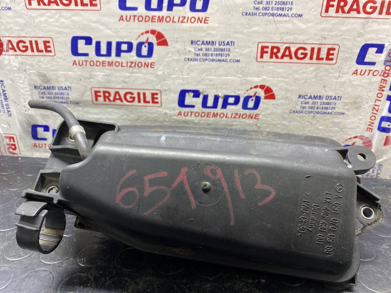 Serbatoio depressione motore mercedes w207 classe e cod:a6510700568