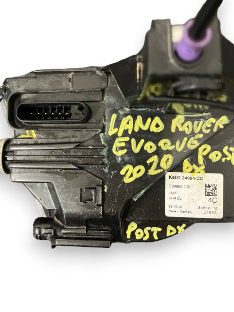 Serratura Porta / Portiera posteriore destra (dx) Land Rover Evoque L551 (2018>) cod: K8D2-24994-CC