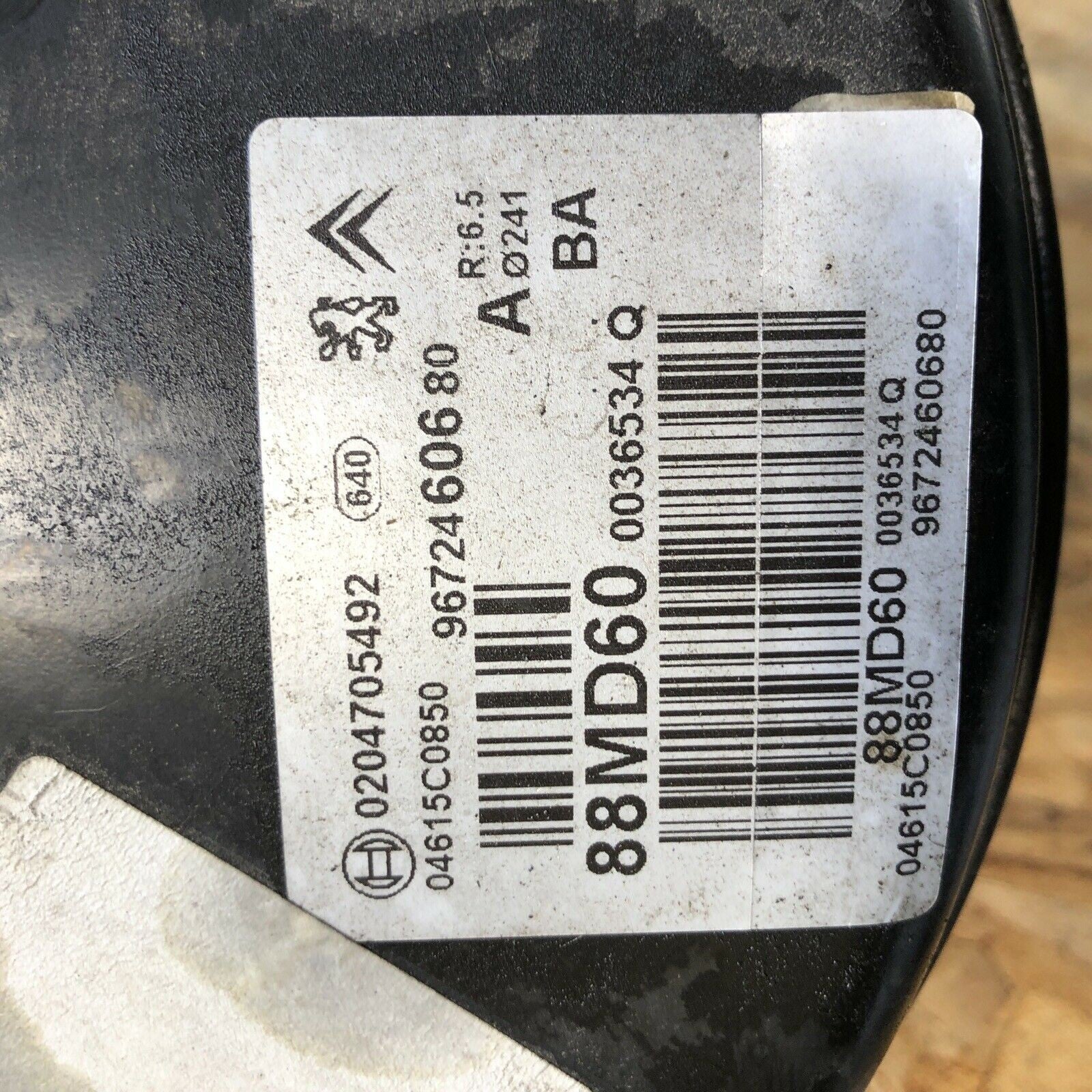 Servofreno Citroen C3 1.4 54Kw 9672460680