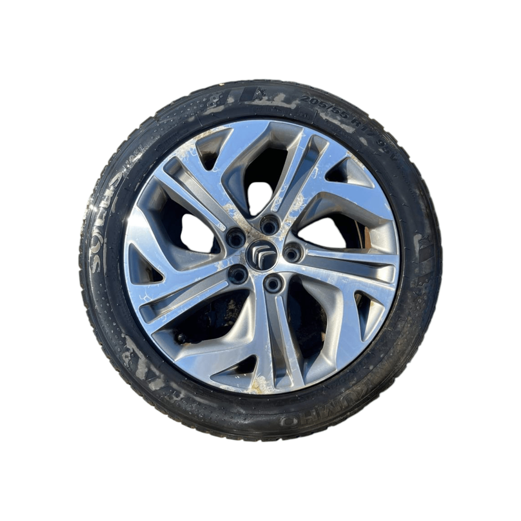 Set 4 cerchi in lega diamantati Citroen C4 Picasso (2013-2022) cod.9677090177 205 / 55 R17
