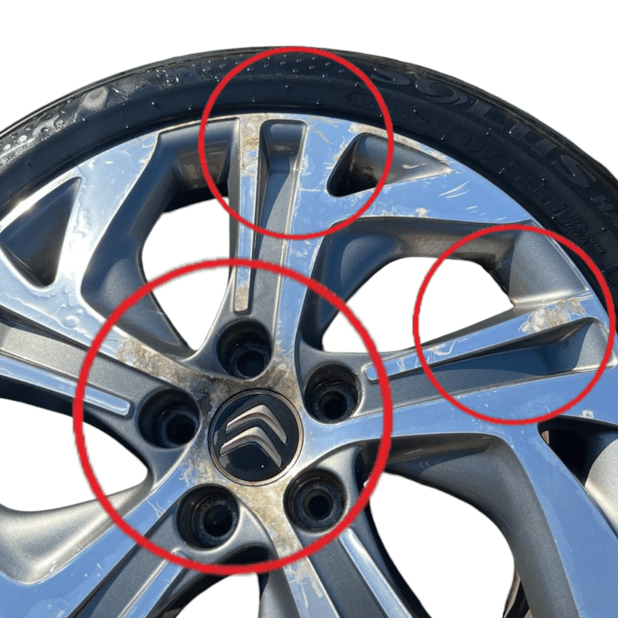 Set 4 cerchi in lega diamantati Citroen C4 Picasso (2013-2022) cod.9677090177 205 / 55 R17