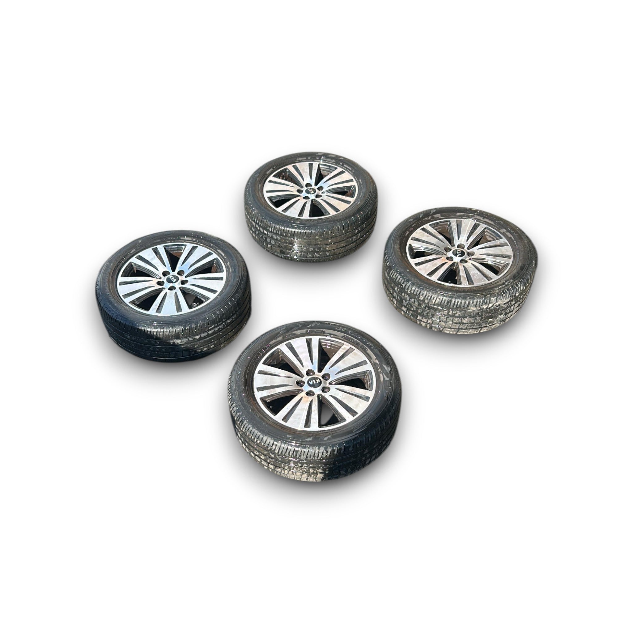 Set 4 Cerchi In Lega (DIAMANTATI) Kia Sportage (SL) cod.52910-3U710 (5 Fori / 235 / 55 R18) (2010 > 2016)