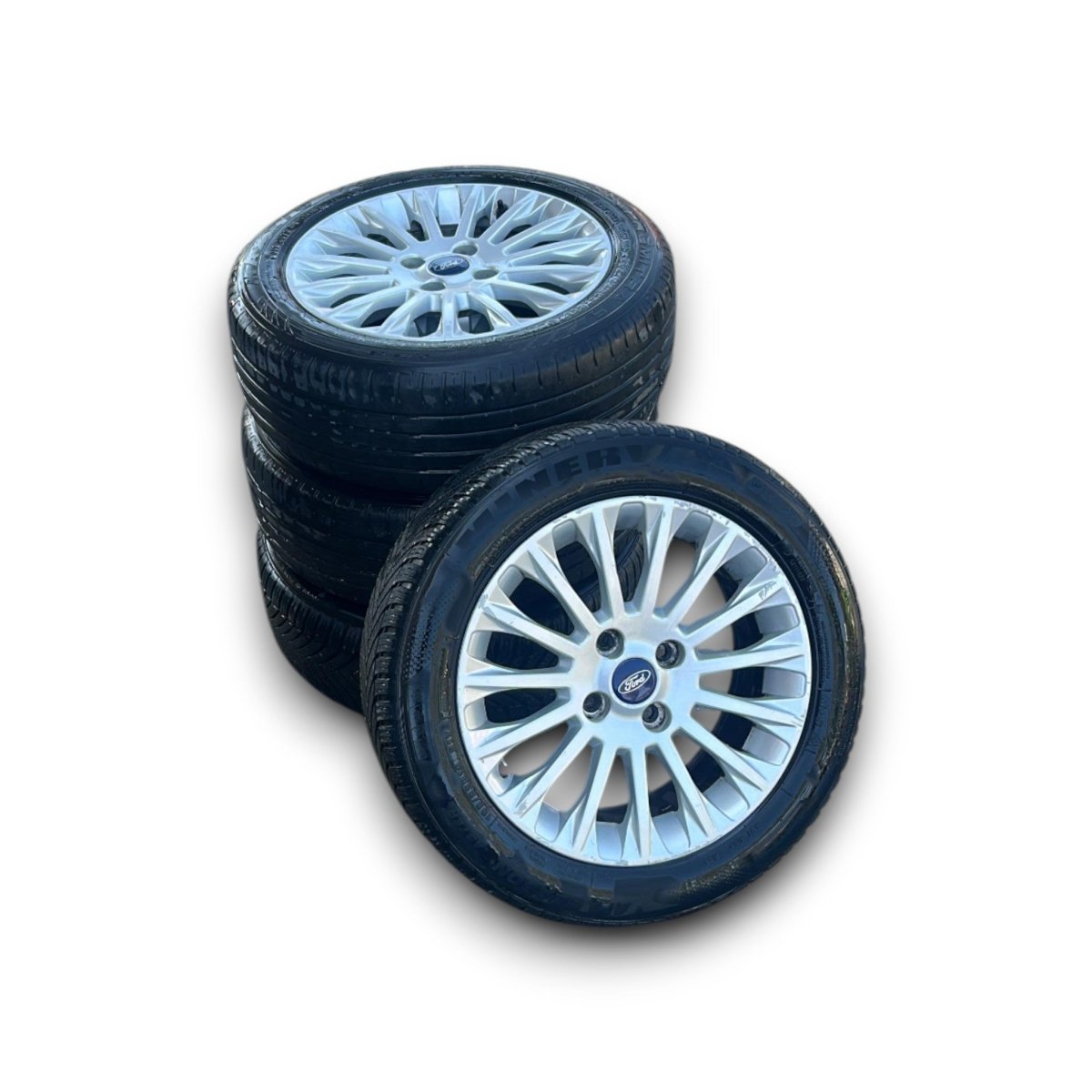 Set 4 cerchi in lega Ford B - Max cod.av11-1007-cb (4 fori / 195 / 55 r16) (2012 > 2018)