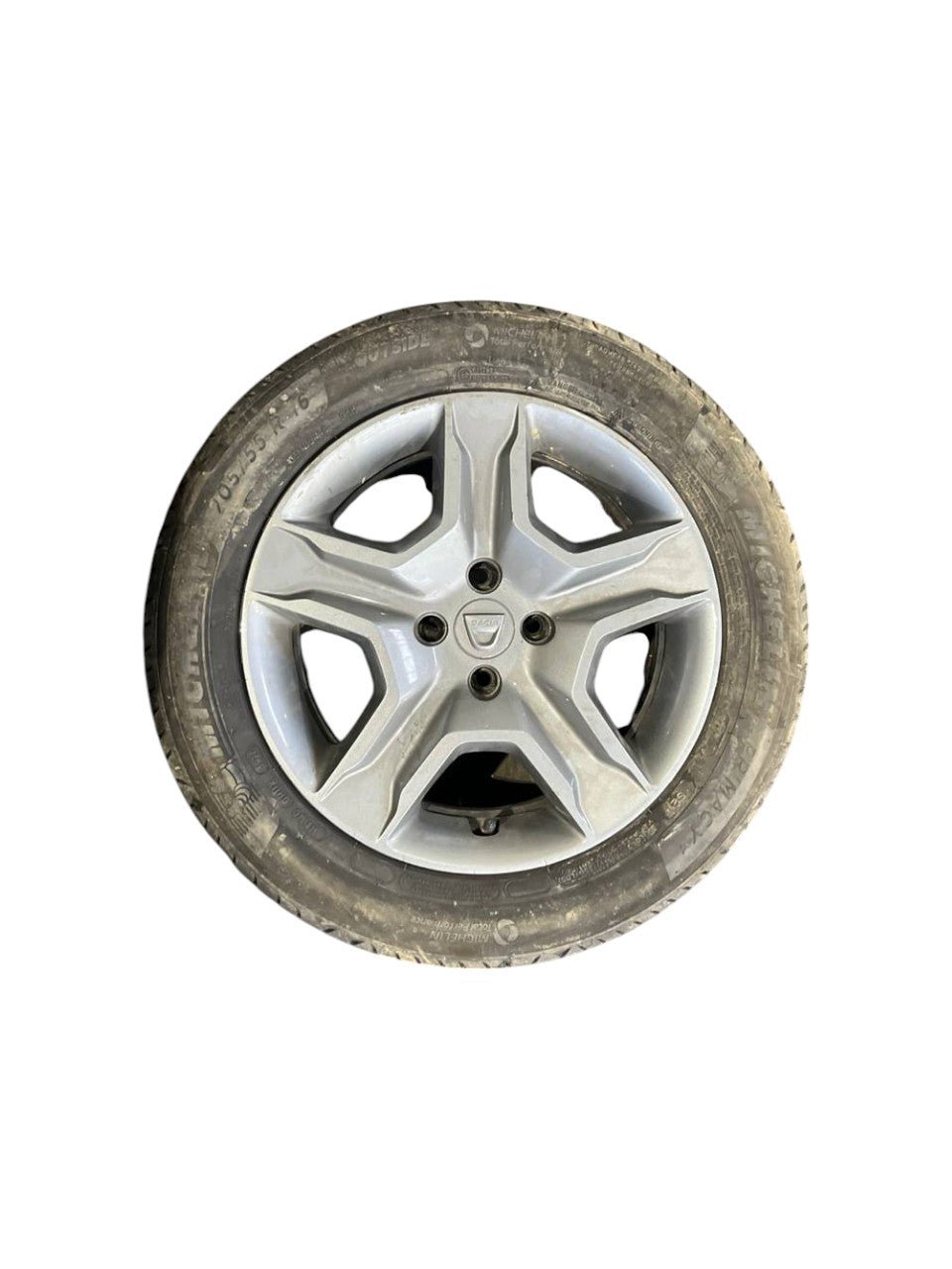 Set 4 cerchi R16 in ferro con copricerchi e gomme Dacia sandero steepway (2012-2020)