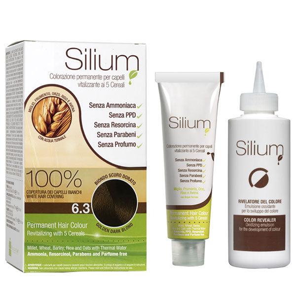 SILIUM COLORAZIONE CREMA BIONDO SCURO DORATO 6.3 - BIBA-RICAMBI